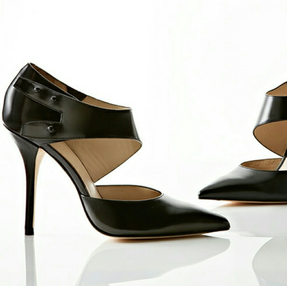 Elizabeth and James Black Heels - Picture 2 of 8